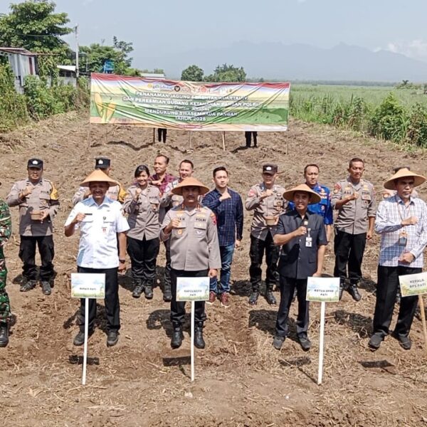 Dukung Program Nasional, Polresta Pati Optimalkan Dukungan Polri Terhadap Swasembada Pangan 2025