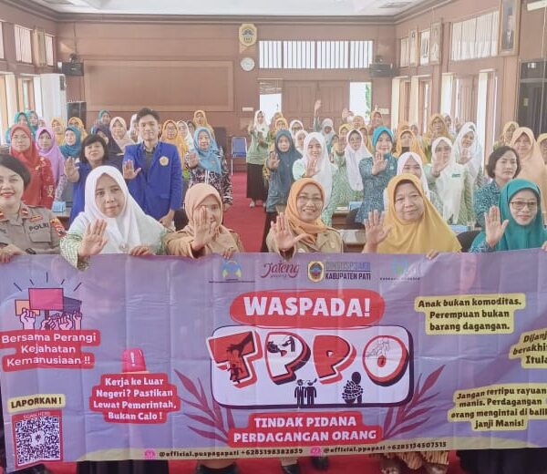 POLRESTA PATI GELAR SOSIALISASI DAN PENYULUHAN HUKUM CEGAH TPPO BERSAMA ORGANISASI PEREMPUAN DAN PERGURUAN TINGGI