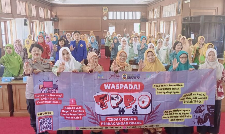 POLRESTA PATI GELAR SOSIALISASI DAN PENYULUHAN HUKUM CEGAH TPPO BERSAMA ORGANISASI PEREMPUAN DAN PERGURUAN TINGGI