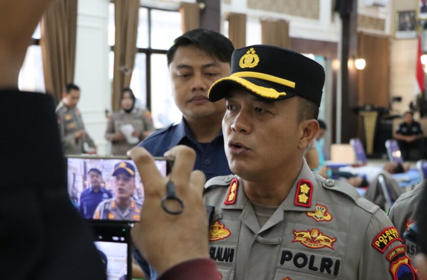 Wujud Polisi Humanis, Polresta Pati Kumpulkan 46 Kantong Darah untuk Kemanusiaan