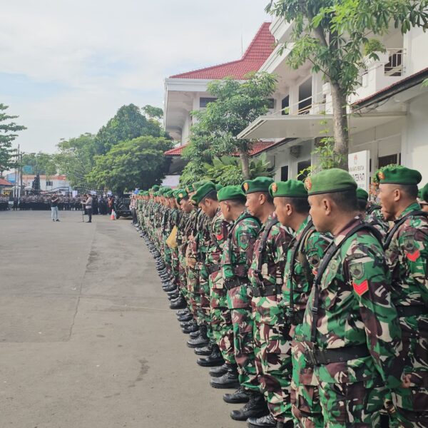 Apel Kesiapsiagaan Polresta Pati Amankan Sidang Paripurna Hak Angket DPRD