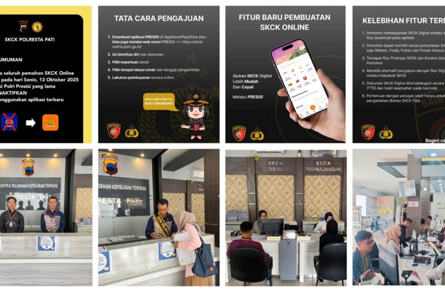 Permudah Masyarakat, Polresta Pati Hadirkan Inovasi Layanan SKCK Full Online