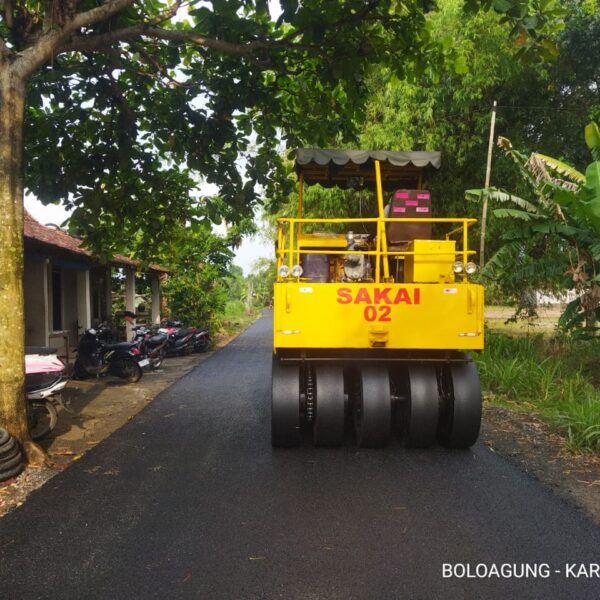 DPUTR Selesaikan Perbaiki Jalan Boloagung – Karangmulyo Lebih Cepat Dari Jadwal