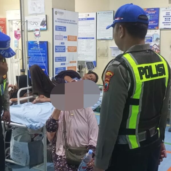 Satlantas Polresta Pati Tangani Laka Lantas Empat Kendaraan di Jalan Pati–Tayu