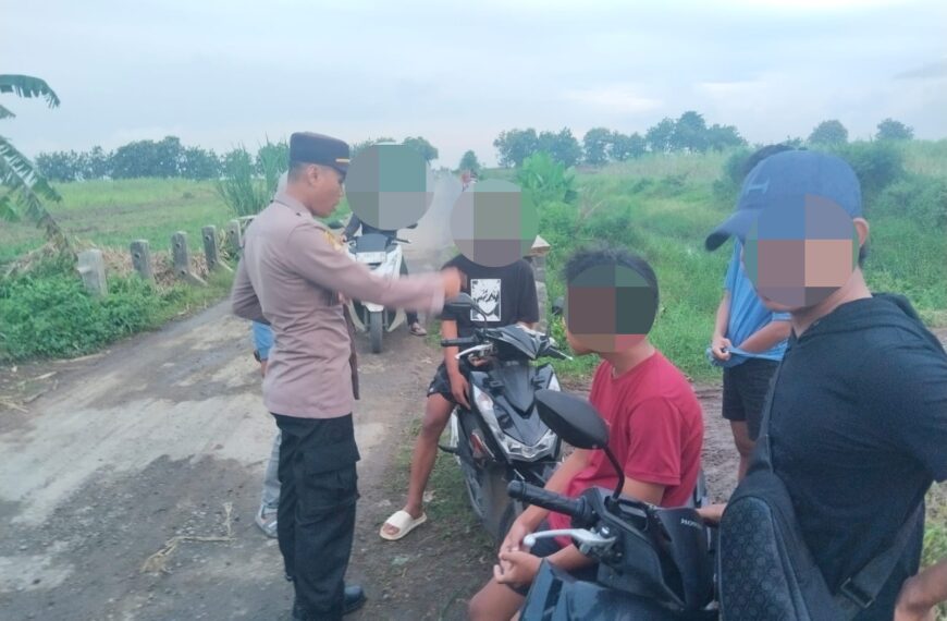 Sikat Balap Liar, Polsek Wedarijaksa Angkut 3 Motor Brong di Lokasi