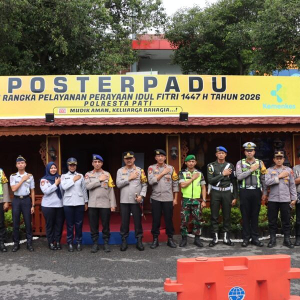 Pamatwil Turun Langsung, Pastikan Kesiapan Pos Pengamanan Lebaran di Pati Optimal
