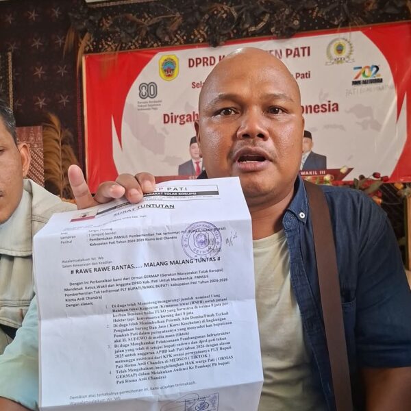 Ketua DPRD Pati Tampung Aspirasi Germap Soal Usulan Pansus Evaluasi Plt. Bupati