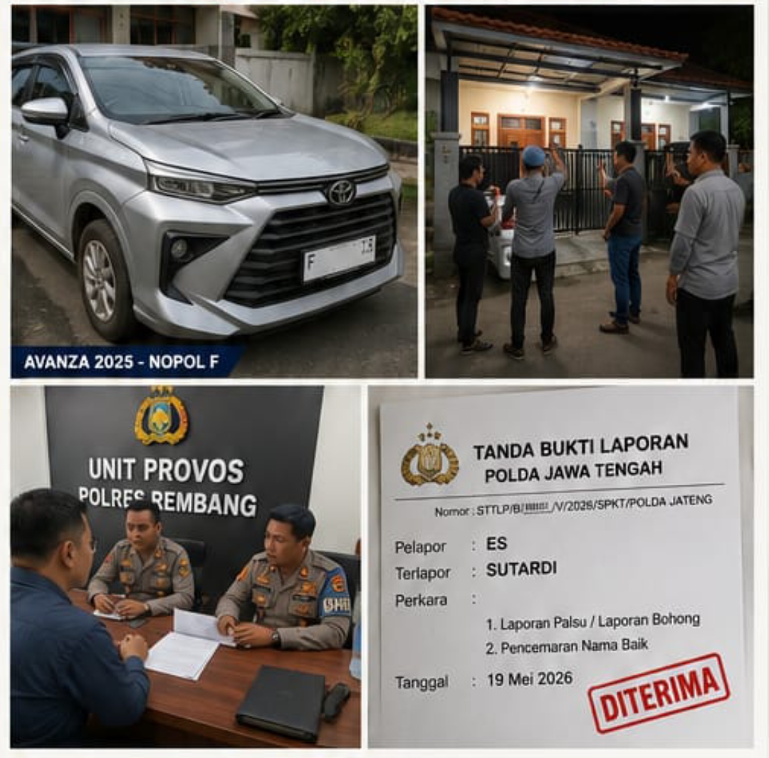 Di Duga Jadi Korban Laporan QR Code Propam Polri Palsu, (ES) Laporkan Balik Sutardi ke Polda Jateng
