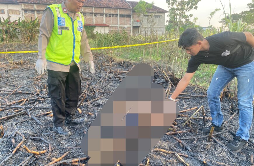 Tragis, Petani Meninggal Saat Membakar Daun Tebu di Sawah Wedarijaksa