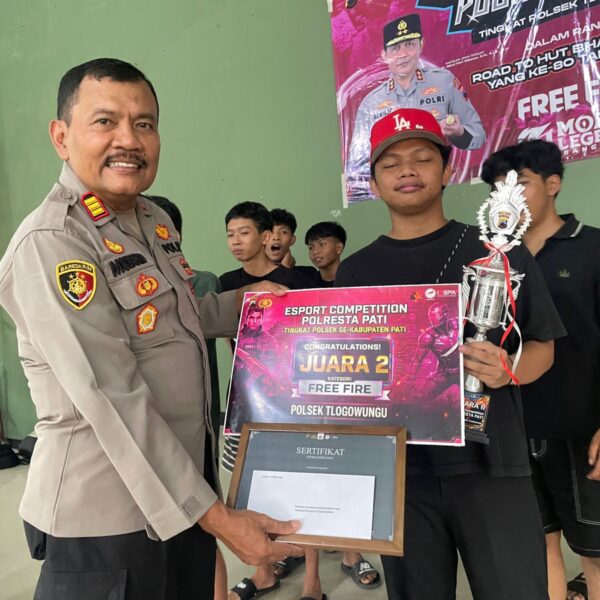 Esport Competition Polresta Pati Tingkat Kecamatan Tlogowungu Jadi Ajang Pembinaan Generasi Muda Menyambut Hari Bhayangkara