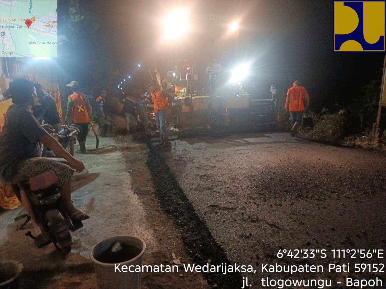DPUTR Pati Gelontorkan Rp2,95 Miliar untuk Rehabilitasi Jalan Tlogowungu–Bapoh dan Tlogowungu–Sitiluhur