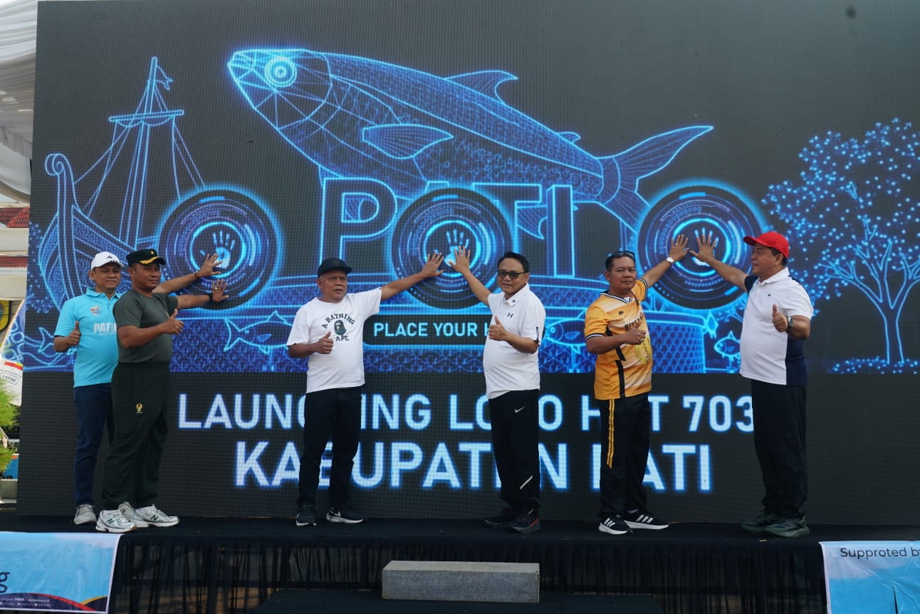 Logo Hari Jadi Diluncurkan di Nobar Piala Dunia