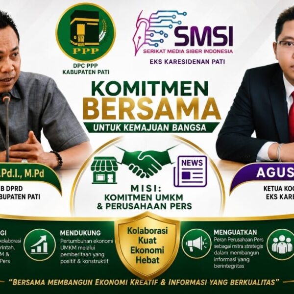 UMKM Pati Butuh Panggung Publikasi, Ketua Komisi B dan SMSI Sepakat Perkuat Kolaborasi Perusahaan Media
