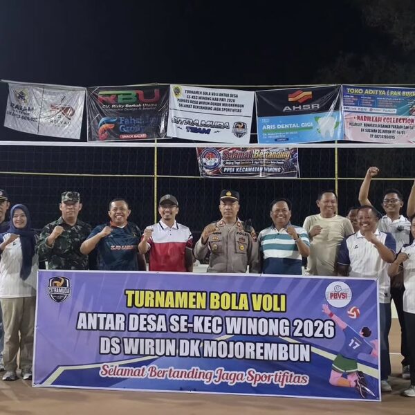 ‎Kastomo Hadiri Pembukaan Turnamen Bola Voli 2026 se-Kecamatan Winong, Dorong Semangat Sportivitas
