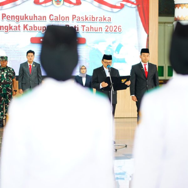 ‎Anggota Dewan Danu Ikhsan, Hadiri Pengukuhan Paskibraka Kabupaten Pati 2026‎‎
