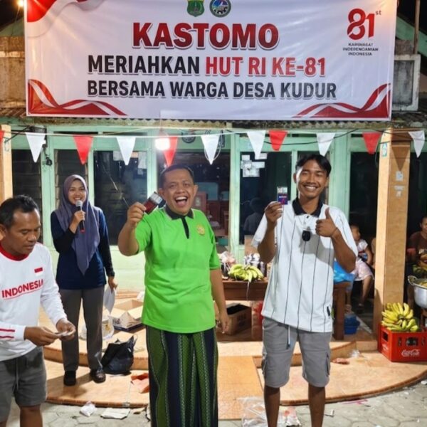 Kastomo Meriahkan HUT RI ke-81 Bersama Warga Desa Kudur