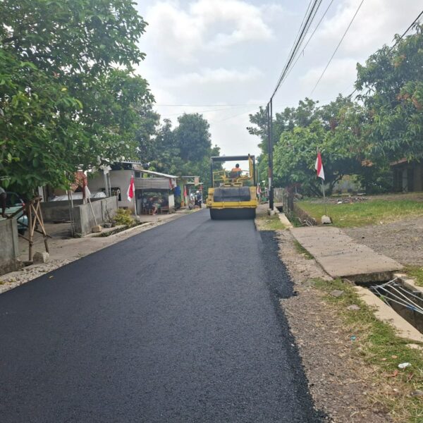 Jalan Tanjungrejo–Tegalharjo Kini Mulus, DPUTR Pati Lakukan Pelebaran dan Pengaspalan