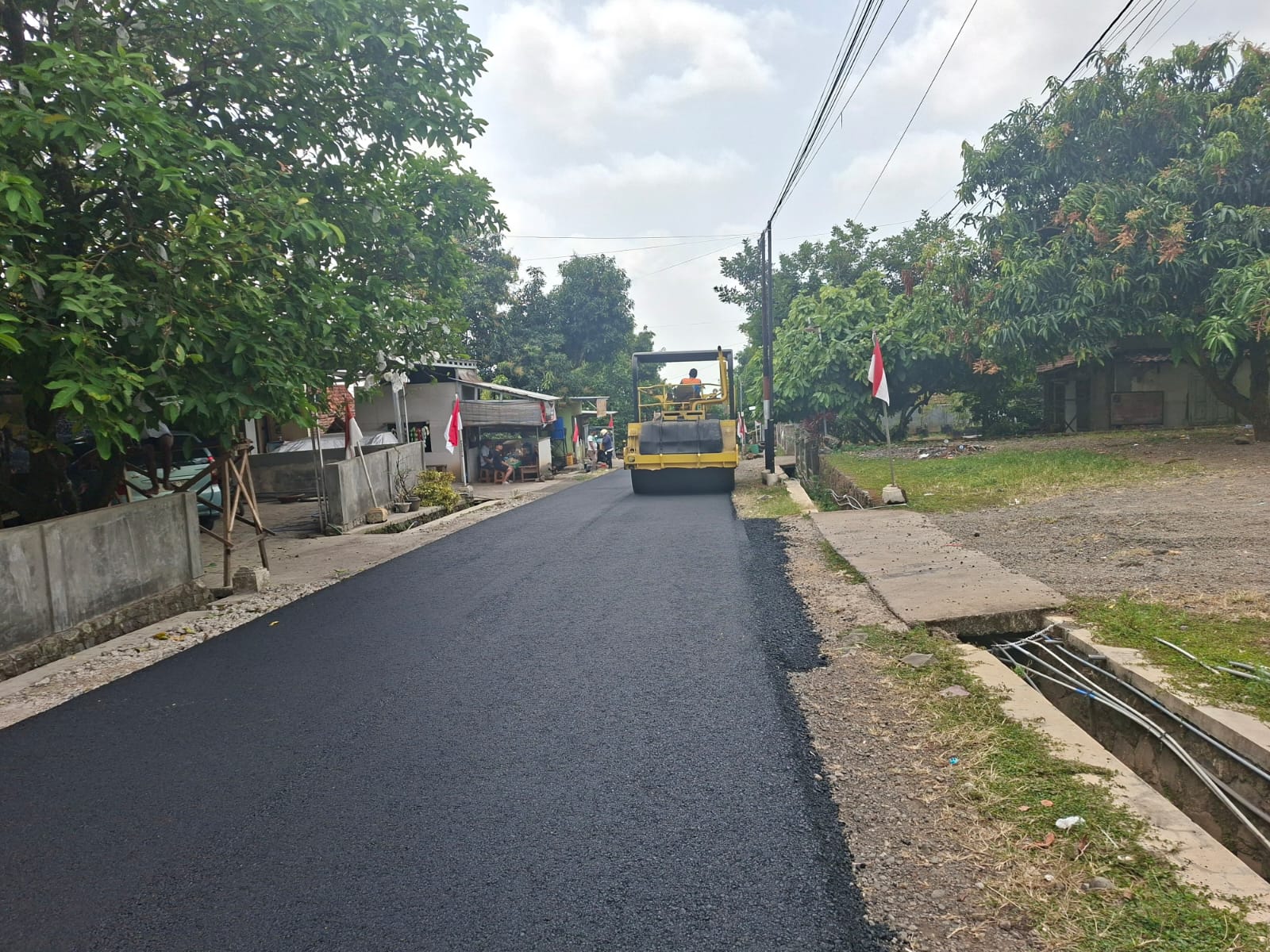 Jalan Tanjungrejo–Tegalharjo Kini Mulus, DPUTR Pati Lakukan Pelebaran dan Pengaspalan