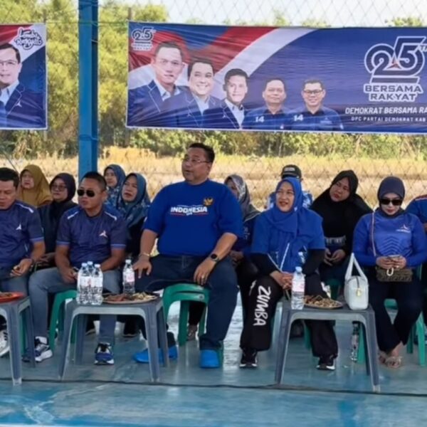 Meriahkan HUT RI ke-81, Joni Kurnianto Ikut Lomba Rakyat Bersama Partai Demokrat di Grogolsari